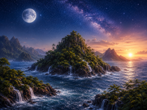 And God said, “Let there be lights in the vault of the sky to separate the day from the night, and let them serve as signs to mark sacred times, and days and years, and let them be lights in the vault of the sky to give light on the earth. Genesis 1:14